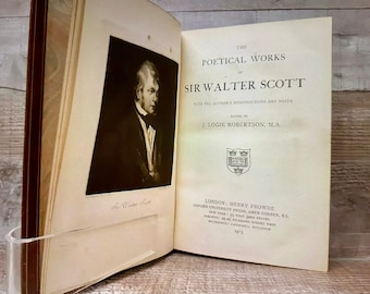 Antique The Poetical Works of Sir Walter Scott - Henry Frowde - 1913