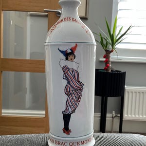 Vintage Art Deco French Wine Bottle Advertising Chaussetrappe Absinthe - 1920s