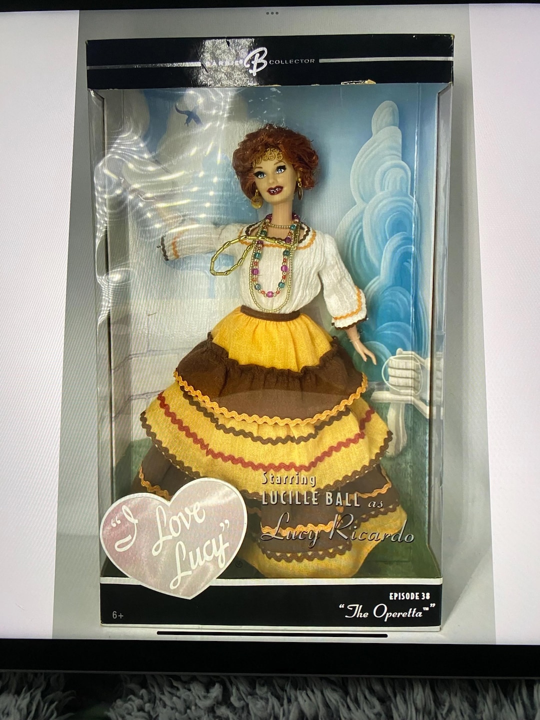 Barbie Collector: Barbie As Lucy Ricardo From "The Operetta" I Love Lucy Episode - 13.5" Nostalgic TV Doll - View #8