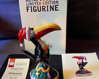 Tucán navideño Guinness de Royal Doulton - Edición limitada - 0409/2000 - En caja y certificado de autenticidad
