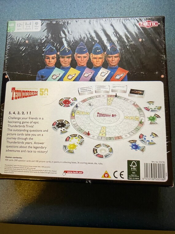 サンダーバード トリビア ゲーム - 50 周年記念版 - BNIB 未開封