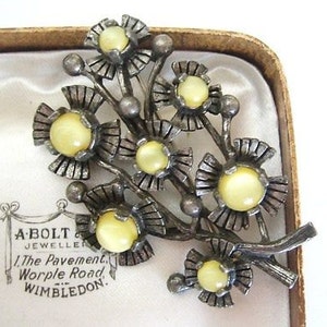 Lovely Vintage Flower Bouquet Brooch by MIRACLE