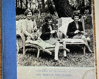 Vintage Photo Book - the childhood of HM Queen Elizabeth II and Princess Margaret - First Edition - 1940