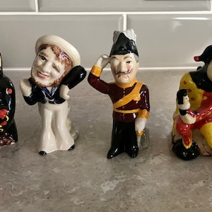 RARE Shorter and Son D’Oyly Carte Opera Character Jugs x4 - Gilbert and Sullivan