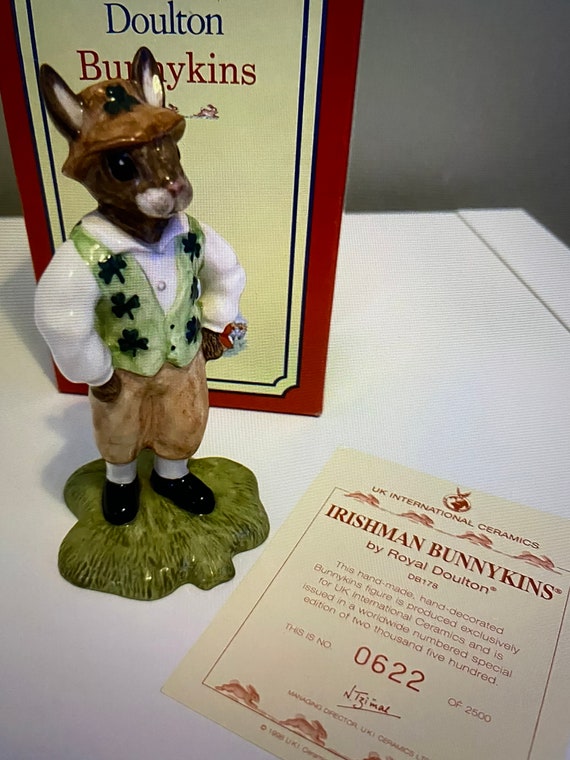 Vintage Royal Doulton Bunnykins Irishman St Patrick’s Day - Special Edition 2500