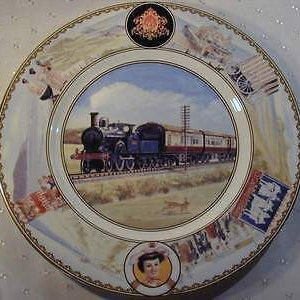 Coalport - London & North Western Railway Limited Edition - Wall Plate