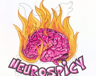 NeuroSpicy PNG neurodiversidad autismo tdah svg