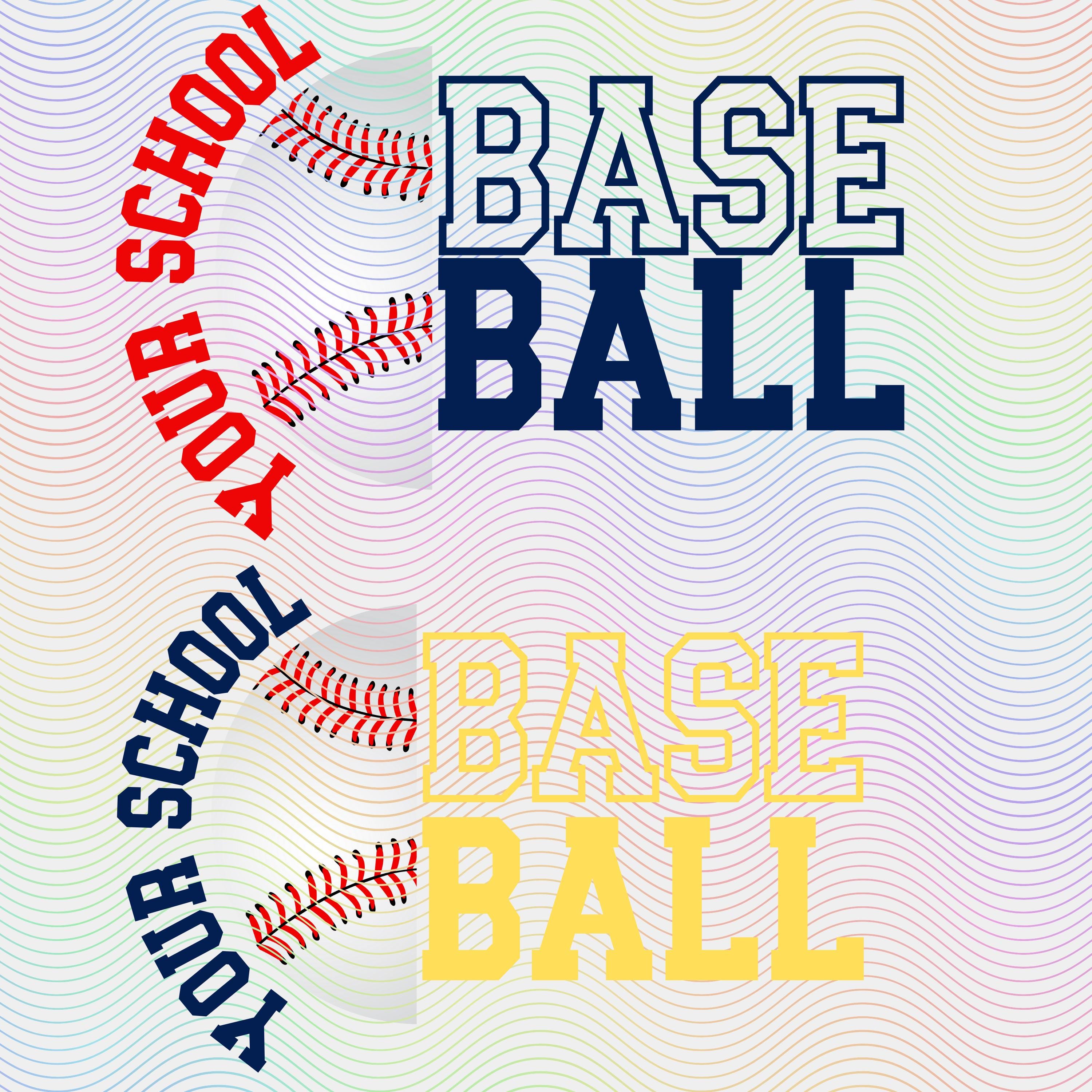 Editable Baseball PNG Customize Canva School Team SVG - Etsy
