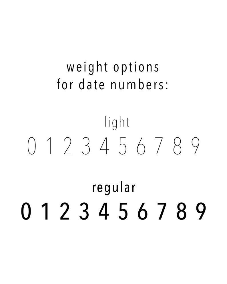 Anniversary Date Print Printable Date Poster Valentine's image 3