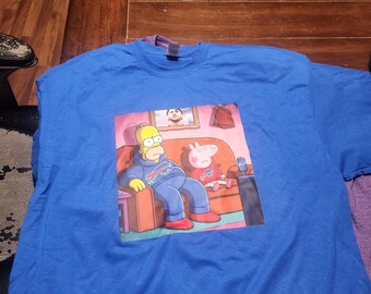 Homer Simpson/ Josh Allen Buffalo bills 2xl tshirt
