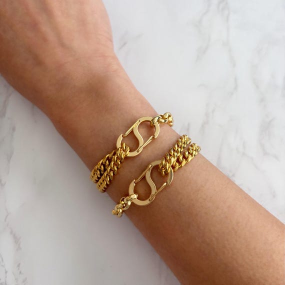 m*ん様 TOMWOOD ゴールドメッキ チェーンブレスレット