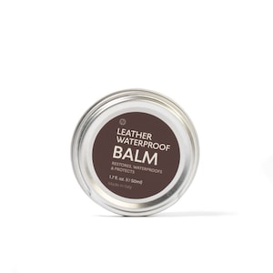 Leather Waterproof Balm – Natural Conditioner & Protector for Full-Grain, Top-Grain, Vegetable-Tanned Leather | Made in Italy