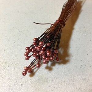 Copper balled headpins