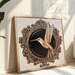 Hummingbird Art Print Wood Burn Ornate Frame Pyrography Artwork ...