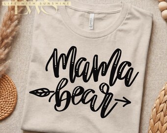 Mamma Björn T-shirt | Mamma Björn T-shirt | Rolig mamma T-shirt | Mamma Grafisk T-shirt | Mamma Gåva | Björn Mamma T-shirt | Mors dag-present