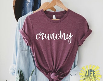 Camiseta Crunchy Mama: Camiseta de mamá hippie natural