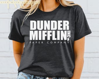 Dunder Mifflin Shirt | The Office Shirt | Dunder Mifflin Tee | The Office Fan Gift | Funny TV Shirt | The Office Merch