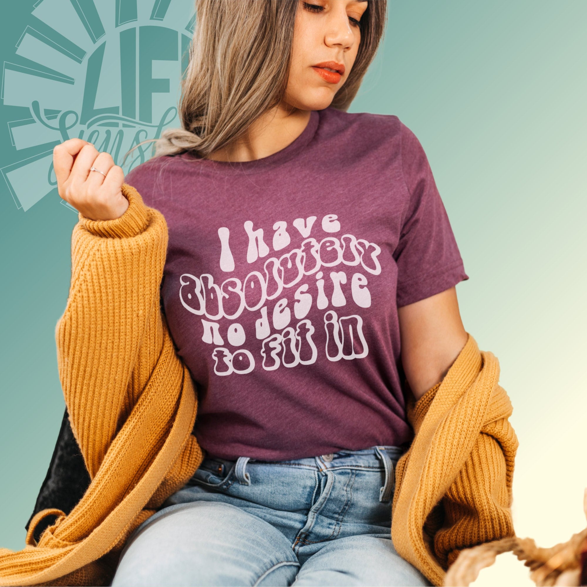 NEW! No Desire To Fit In Shirt | Anti Social, Homebody, Trendy shirt