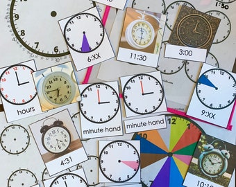Montessori-Inspired Clock Mini Bundle