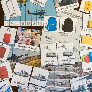 Pacote de viagens aéreas inspirado em Montessori