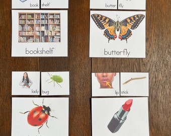 Compound Words Picture & Word Cards