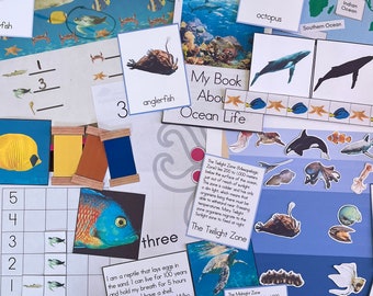 Montessori-Inspired Ocean Life Bundle