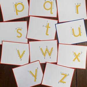 Printable "sandpaper" Letters With Tracing Marks - Etsy
