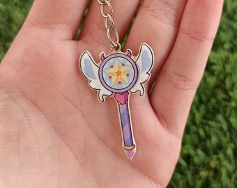 Star vs the Forces of Evil Third season wand - Keychain