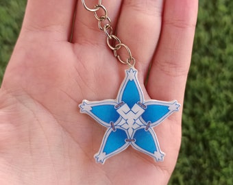 Kingdom Hearts Keychains - Wayfinder aqua - always together