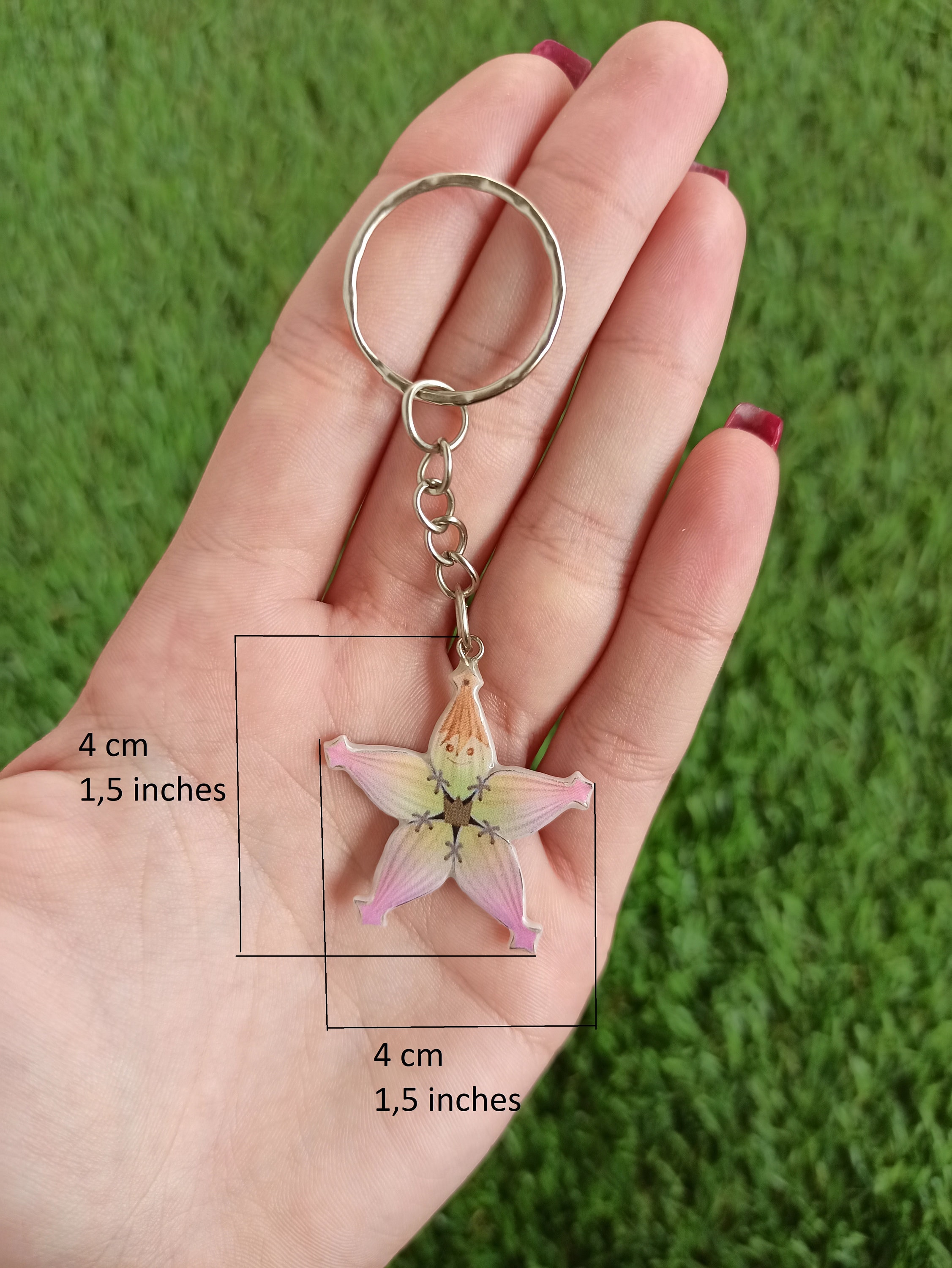 Kingdom Hearts Keychains - Kairi Lucky Charm - Always Together - Etsy