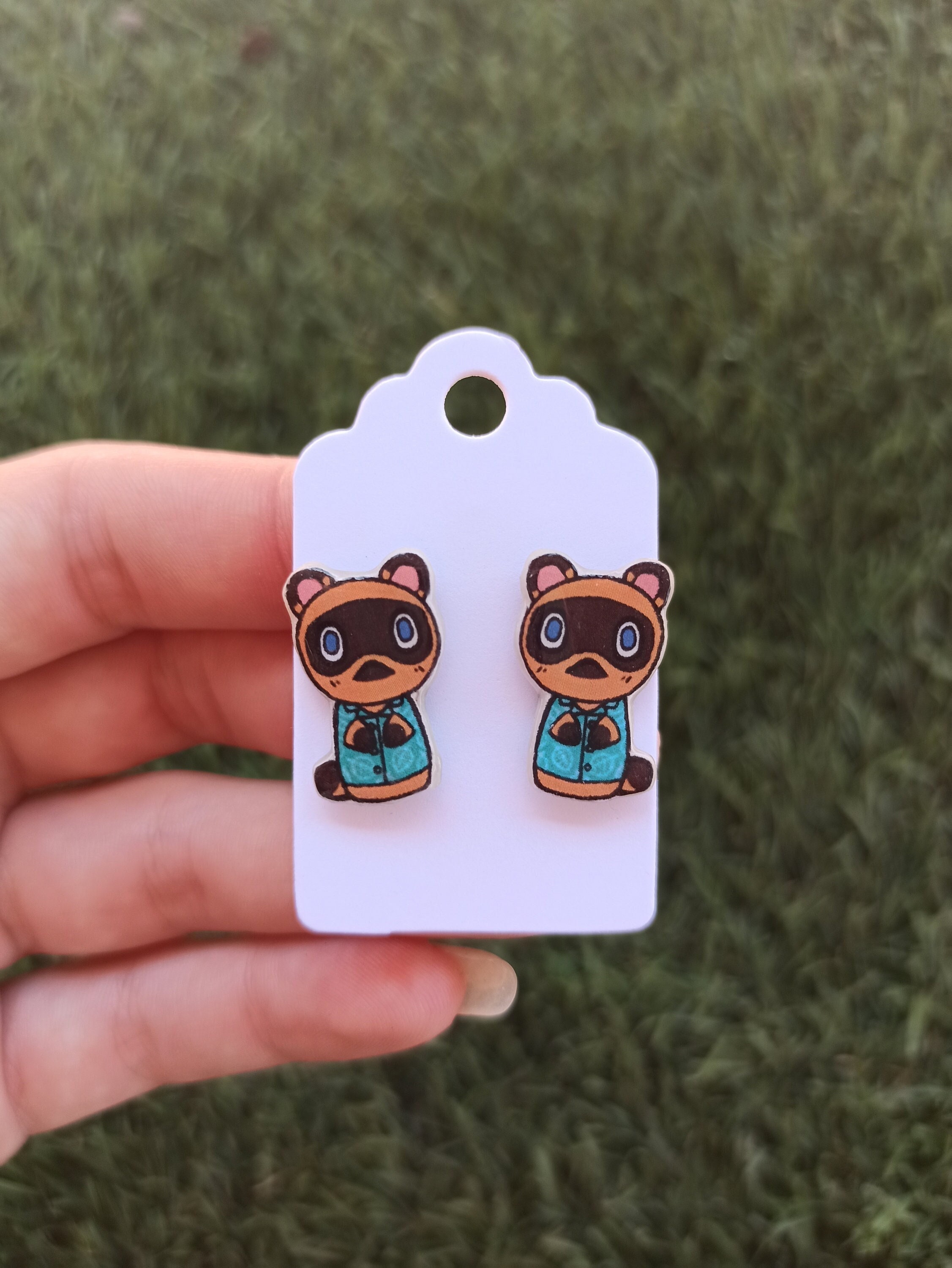 Animal Crossing Earrings Tom Nook New Horizons New Leaf Switch