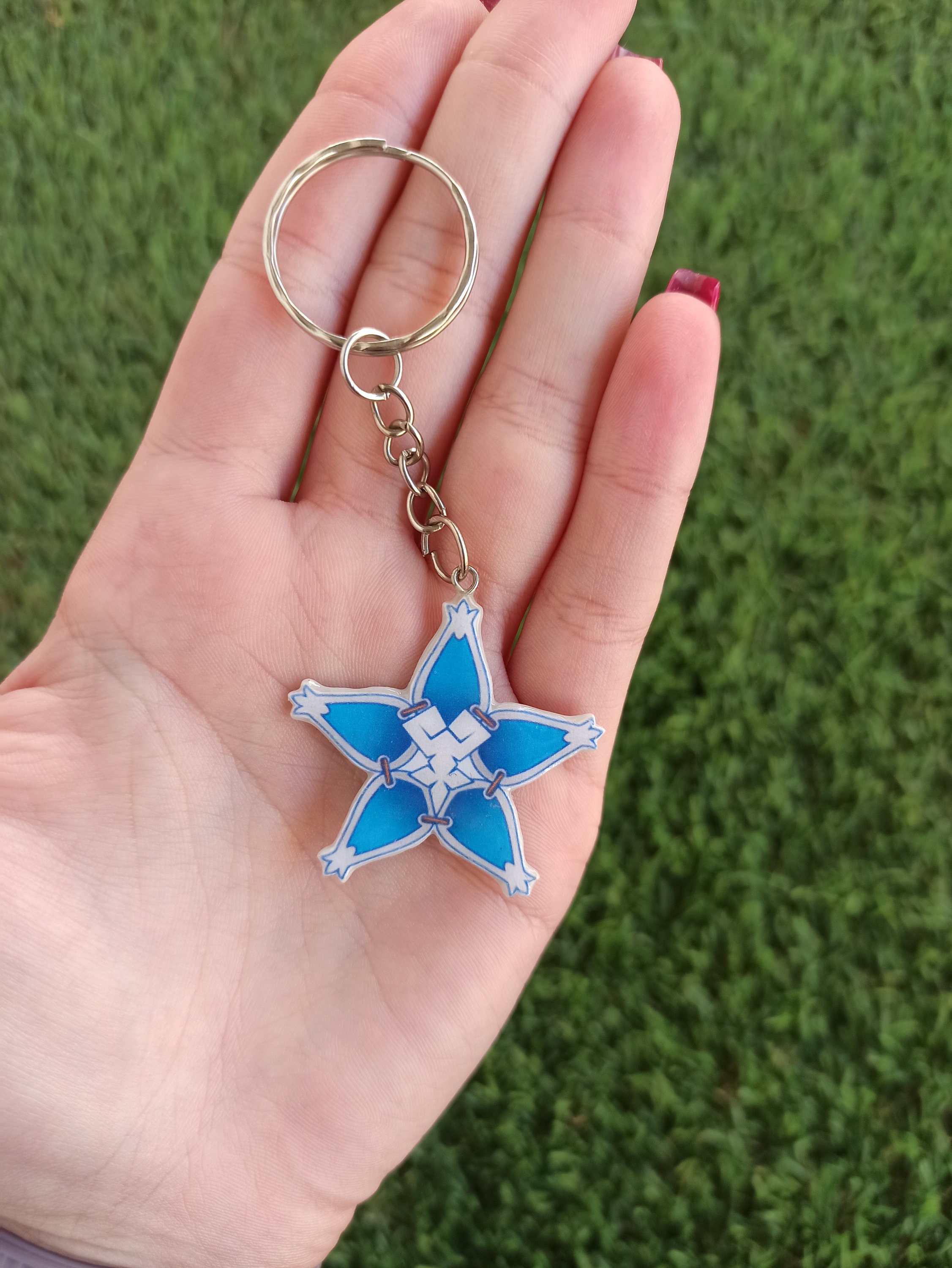 Kingdom Hearts Keychains - Wayfinder Aqua - Always Together - Etsy