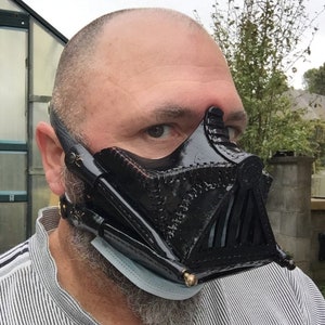 Vader Leather Half Mask