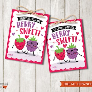Etiquetas de San Valentín de meriendas de frutas - Etiquetas de meriendas de frutas de San Valentín imprimibles - Pegatinas de meriendas de frutas de San Valentín - Etiquetas de meriendas de frutas DIY de San Valentín de clase