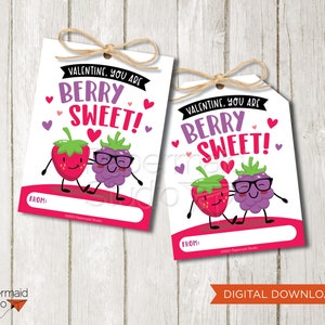 Etiquetas de San Valentín de meriendas de frutas - Etiquetas de meriendas de frutas de San Valentín imprimibles - Pegatinas de meriendas de frutas de San Valentín - Etiquetas de meriendas de frutas DIY de San Valentín de clase