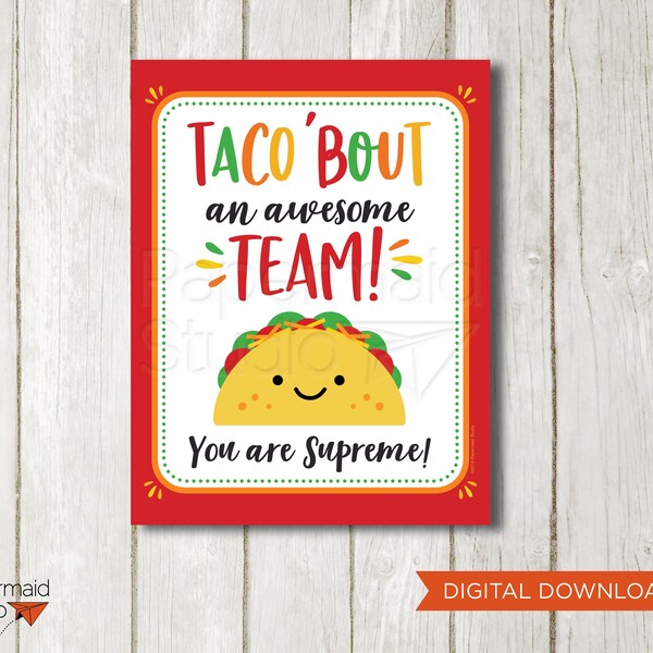Taco Poster - Etsy
