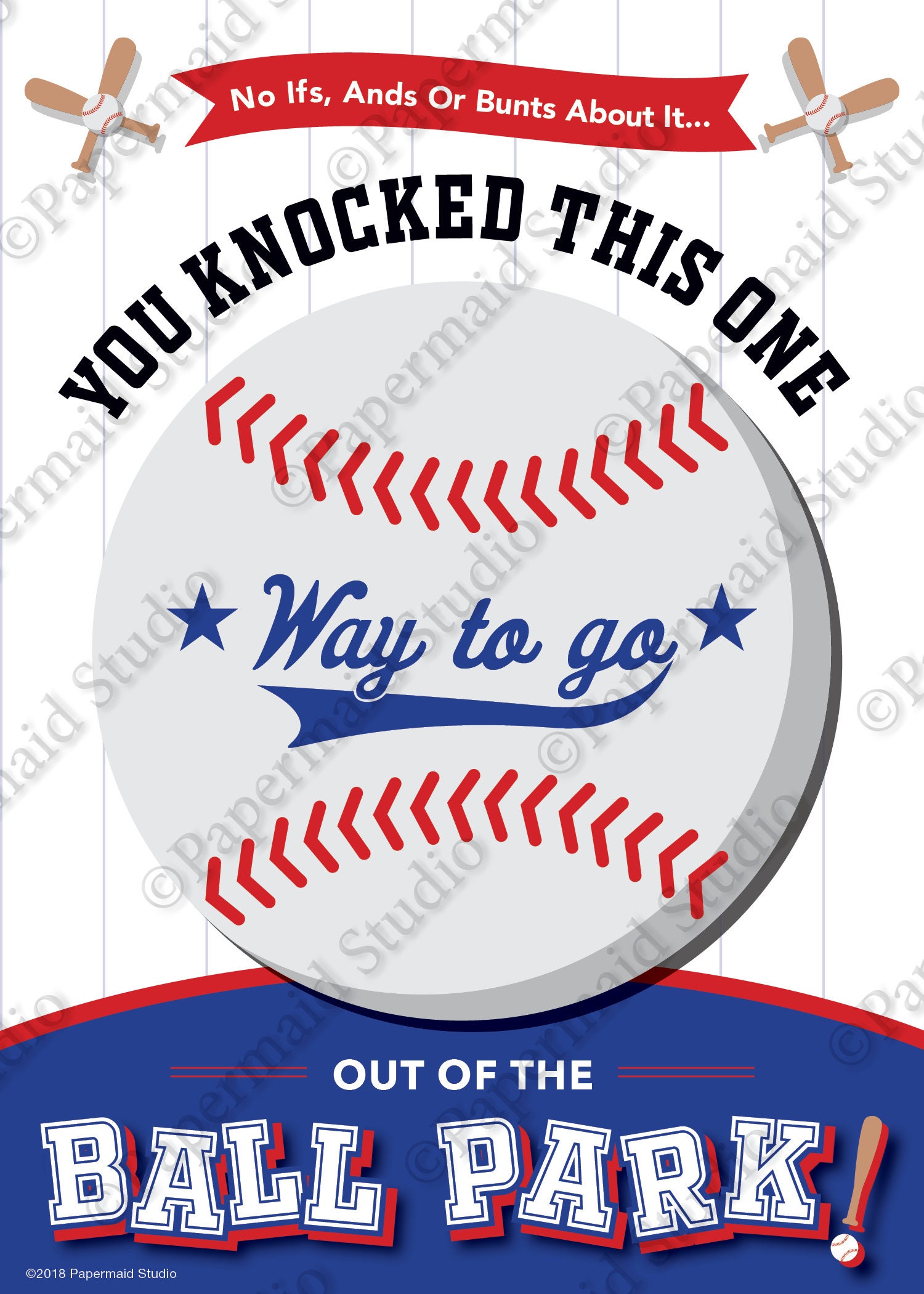 PRINTABLE Baseball Congratulations Card - Printable Baseball Coach ...