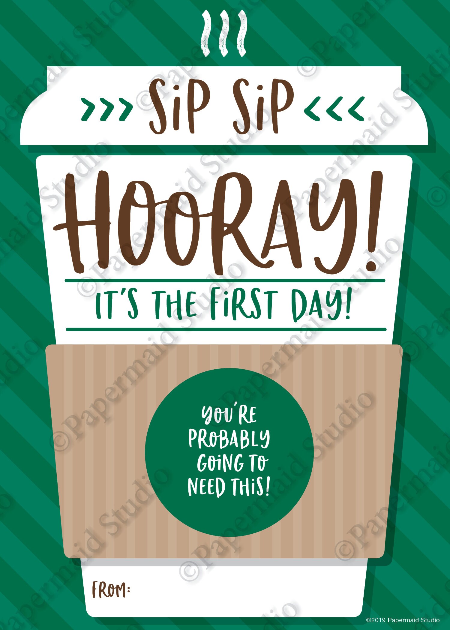 Back to School Coffee Printable First Day of School Teacher - Etsy