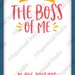 PRINTABLE Thank You Gift Card Holder Boss's Day Card Employee Thank You ...
