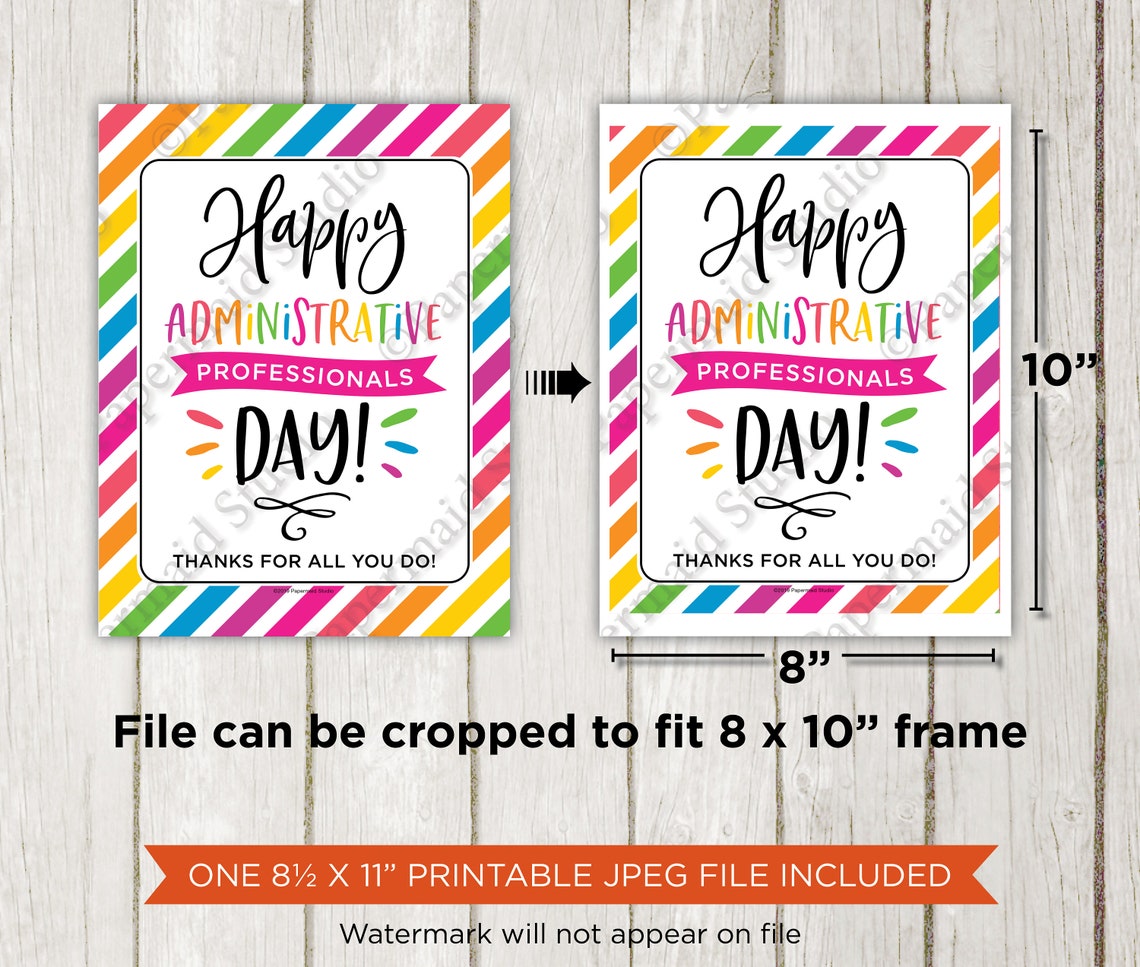 Administrative Professionals Day Gift - Happy Administrative ...