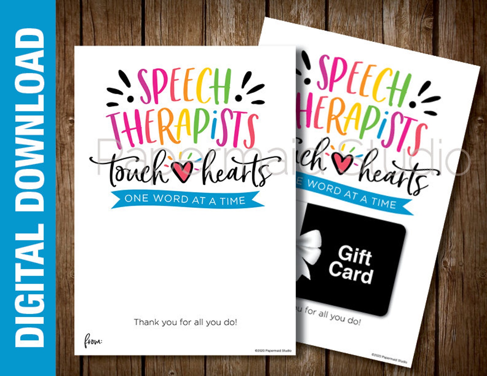 how do you say thank you to a speech therapist