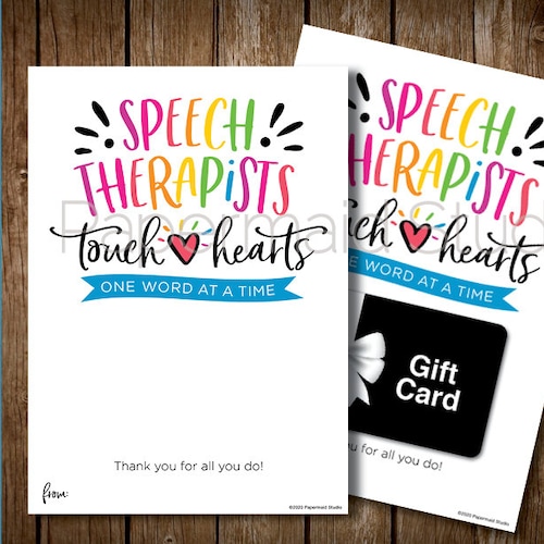 Printable Therapist Thank You Card Teacher Appreciation Week - Etsy