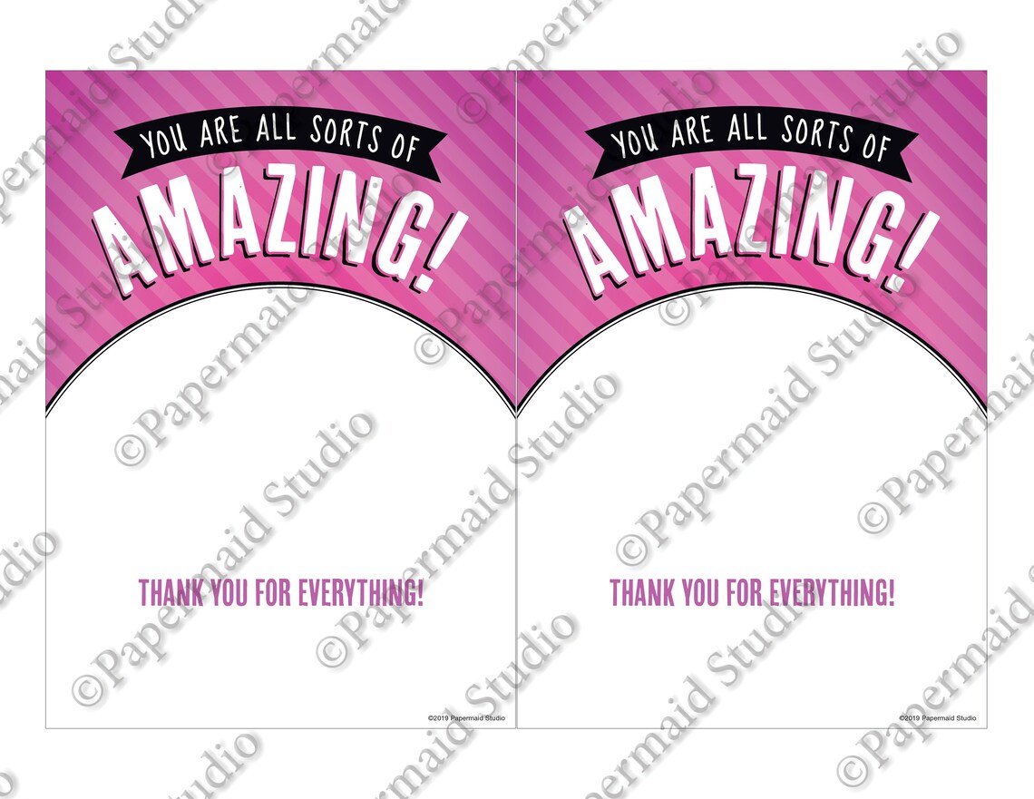Employee Thank You Card Printable Staff Appreciation Card - Etsy