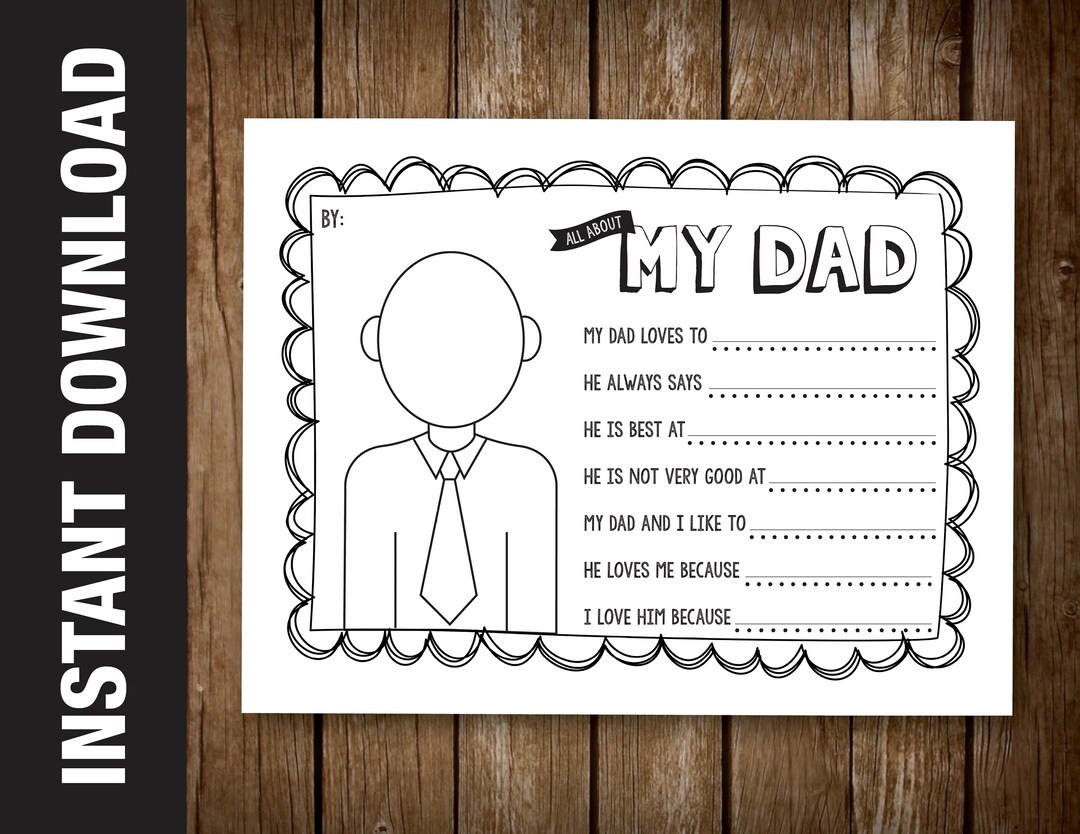 printable-all-about-my-dad-father-s-day-card-fathers-day-questionnaire-fill-in-the-blank-gift-for-dad-father-s-day-gift-etsy for All About Dad Printable Pdf Free PRINTABLE All About My Dad Father's Day Card - Fathers Day Questionnaire Fill in the Blank Gift for Dad - Father's Day Gift - Etsy for All About Dad Printable Pdf Free