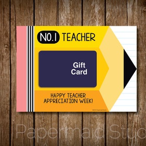 PRINTABLE Teacher Appreciation Week Card - Teacher Thank You Card - End ...