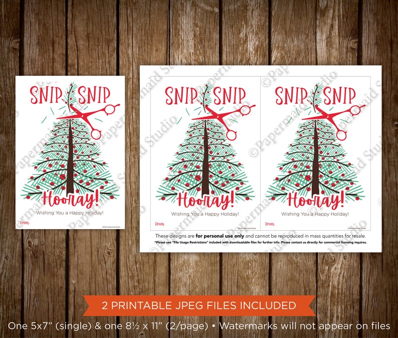Hair Stylist Christmas Card Printable Hair Stylist Holiday Etsy