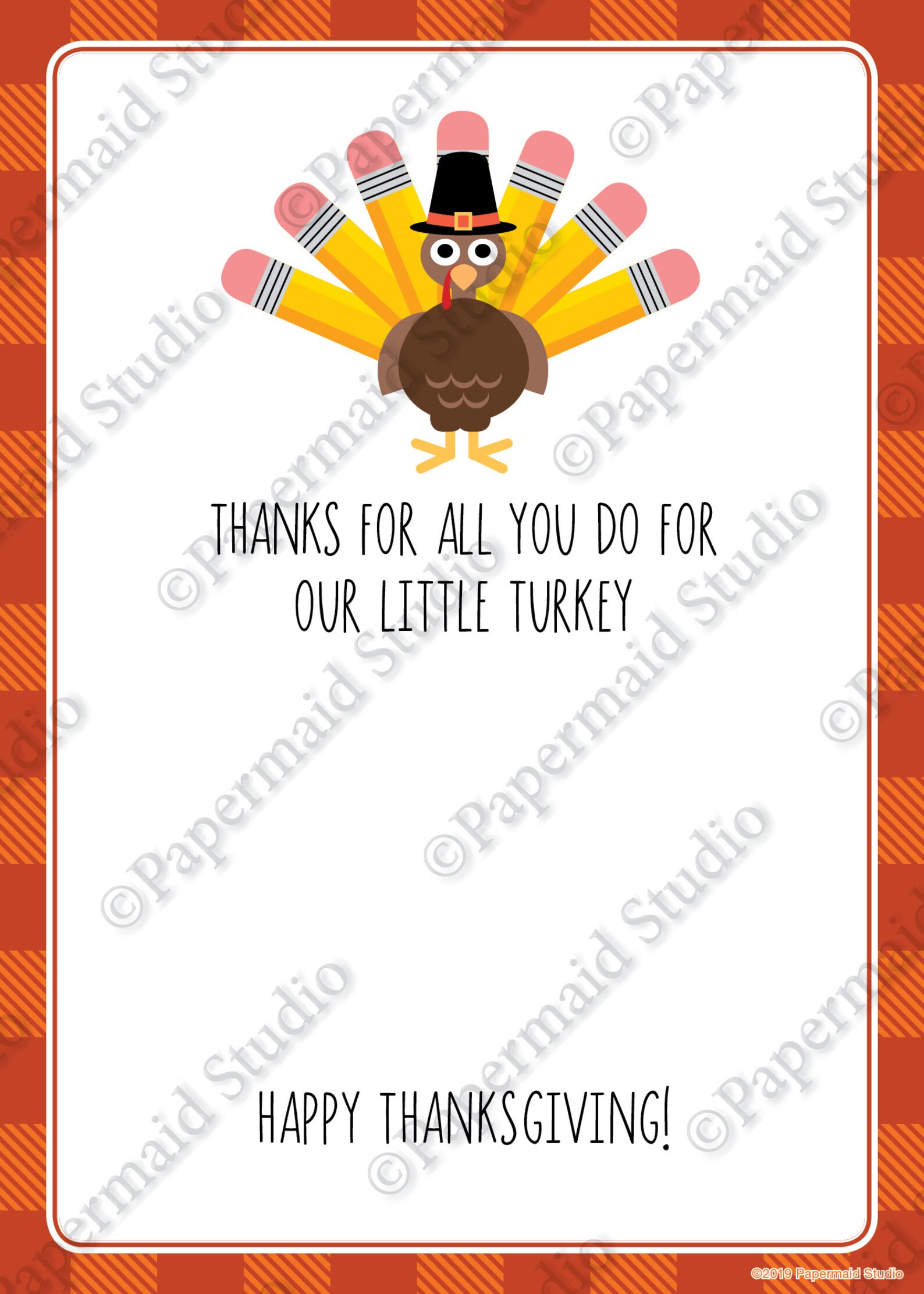 PRINTABLE Teacher Thanksgiving Gift Card Holder School - Etsy