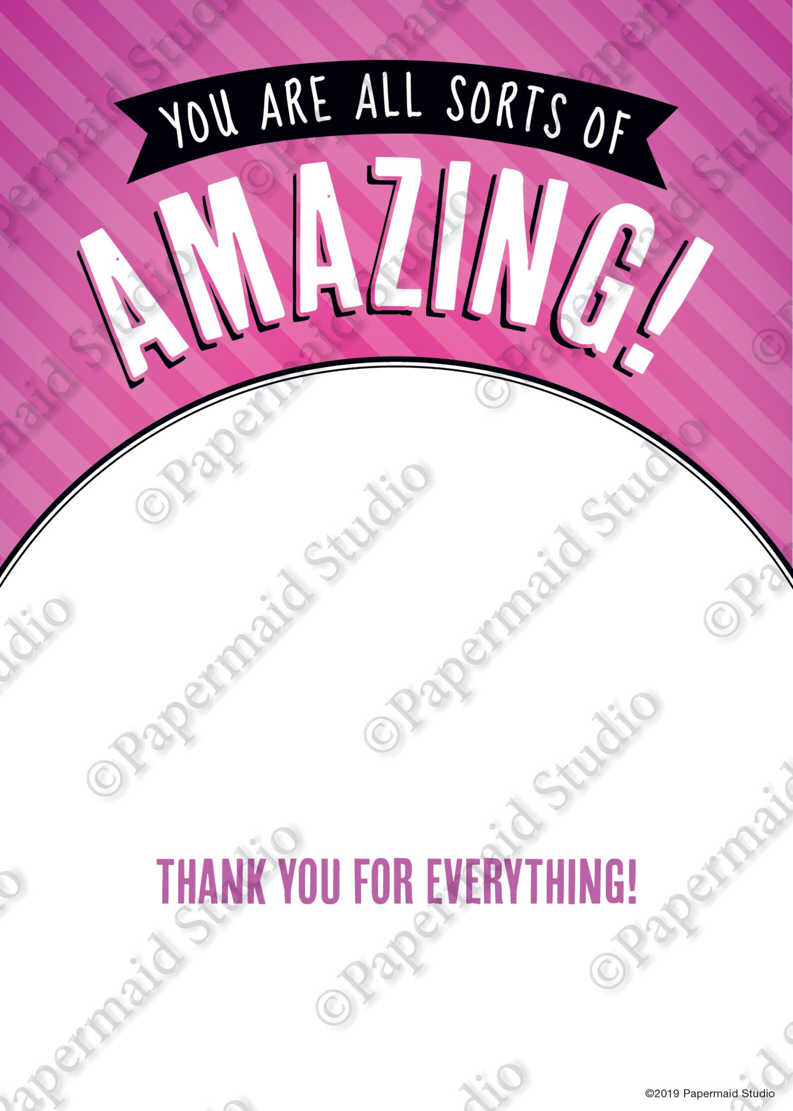 Employee Thank You Card Printable Staff Appreciation Card - Etsy