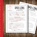 PRINTABLE All About My Dad Fill in the Blank Gift - Funny Father's Day ...