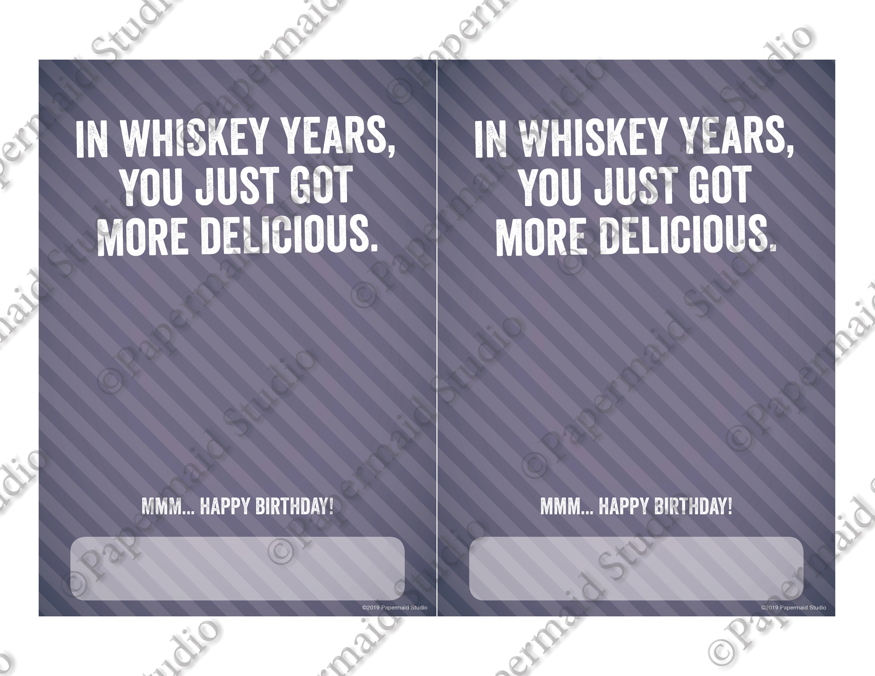 Funny Over the Hill Birthday Card Printable Birthday Gift Card | Etsy